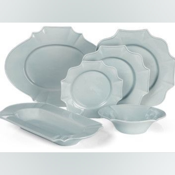 Z Gallerie Serving platter Venetian Blue dish New - Picture 12 of 12